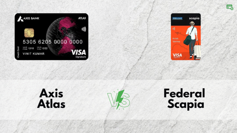Axis Atlas vs Federal Bank Scapia: Rewards, Fees & Benefits Compared 2025